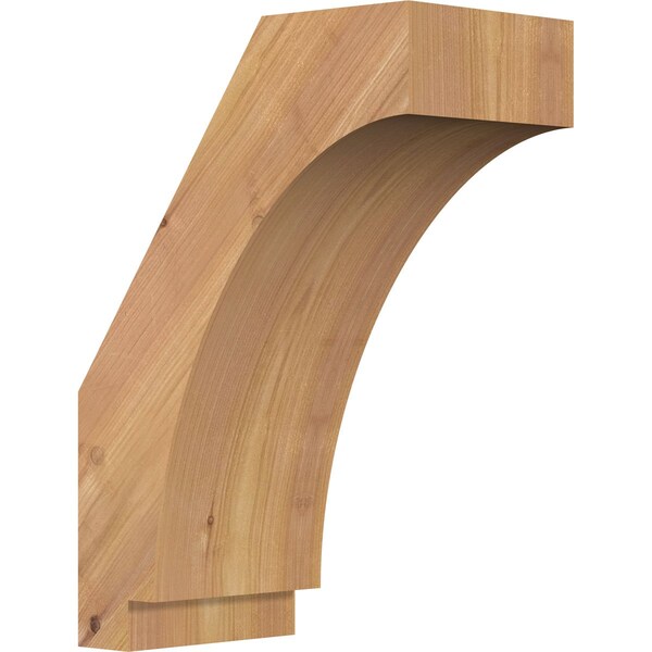 Ekena Millwork 5 1/2"W x 10"D x 14"H Imperial Smooth Knee Brace, Western Red Cedar BRC06X10X14IMP00SWR - main